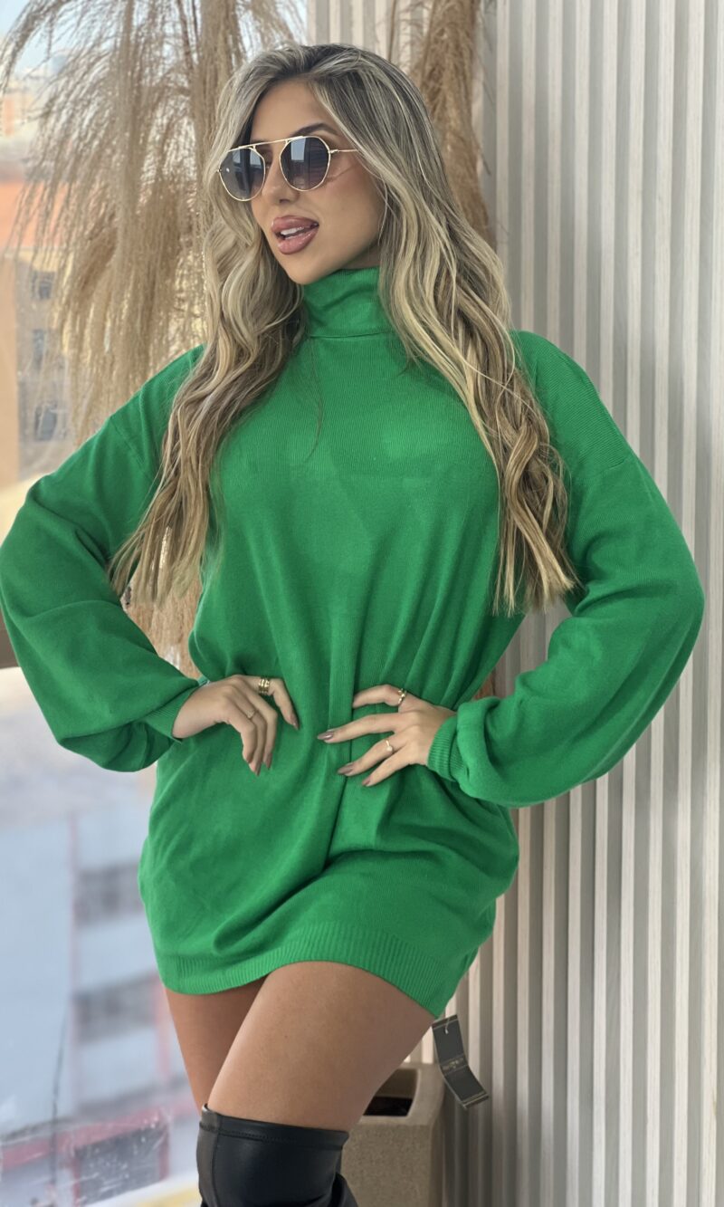 vestido modal amaram verde
