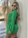 vestido modal amaram verde
