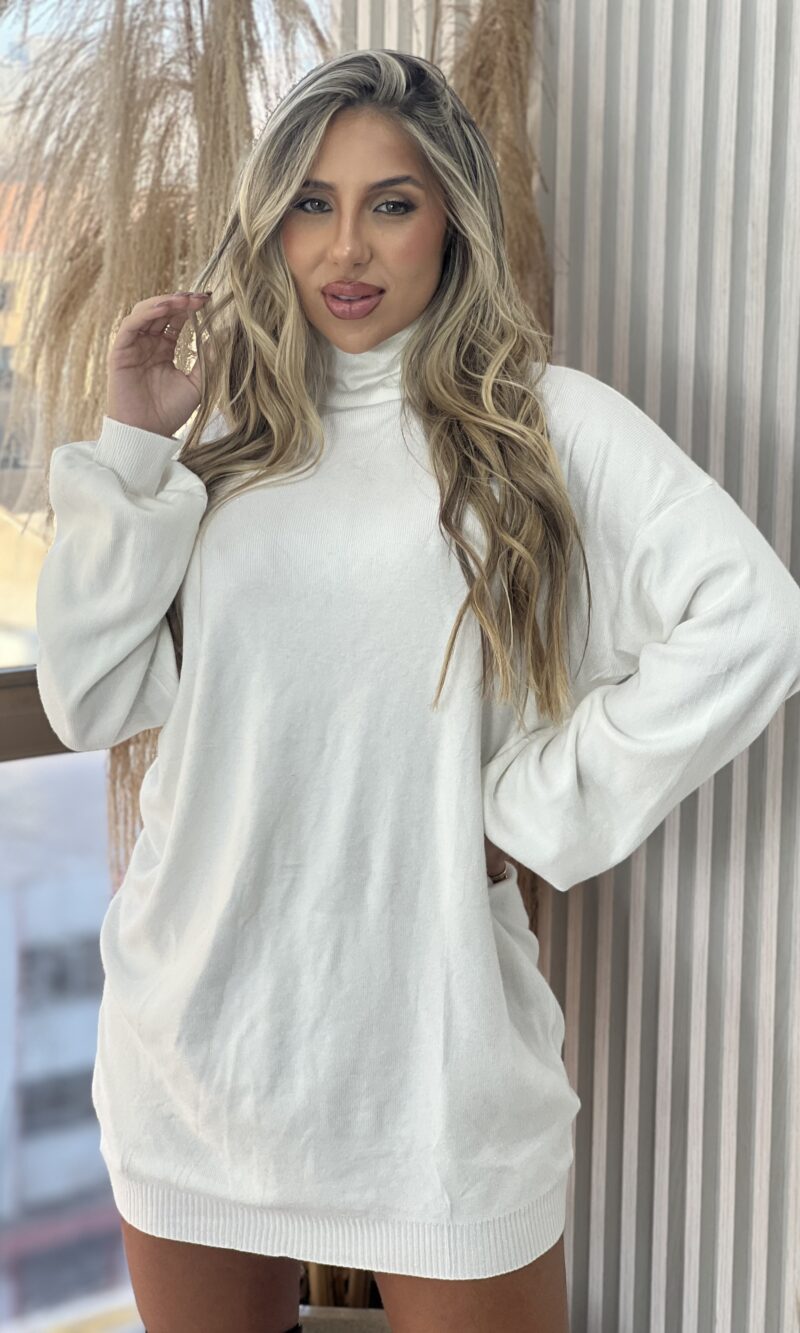 vestido modal amaram off white