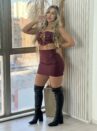 conjunto amanda marsala