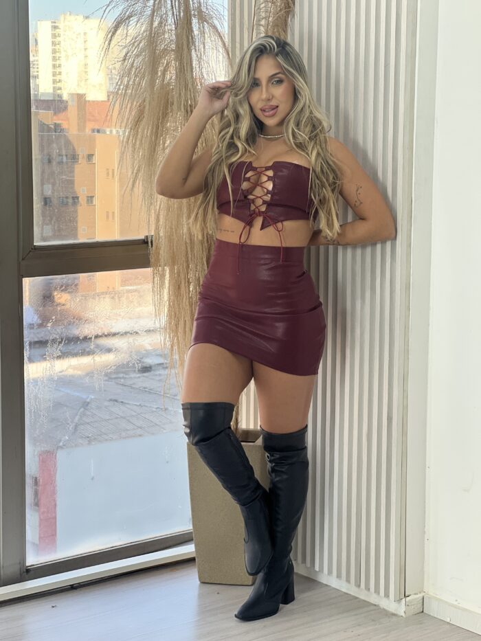 conjunto amanda marsala