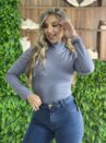 cacharel bruna canelado flanelada cinza