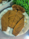 jaqueta puffer milena caramelo