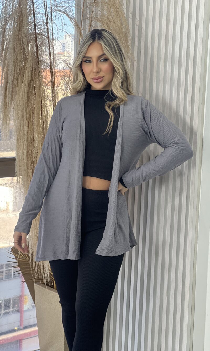 kimono nita cinza