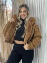 jaqueta puffer milena caramelo