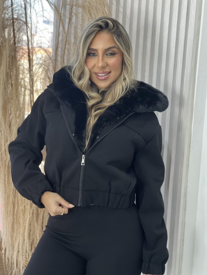 jaqueta puffer milena preto