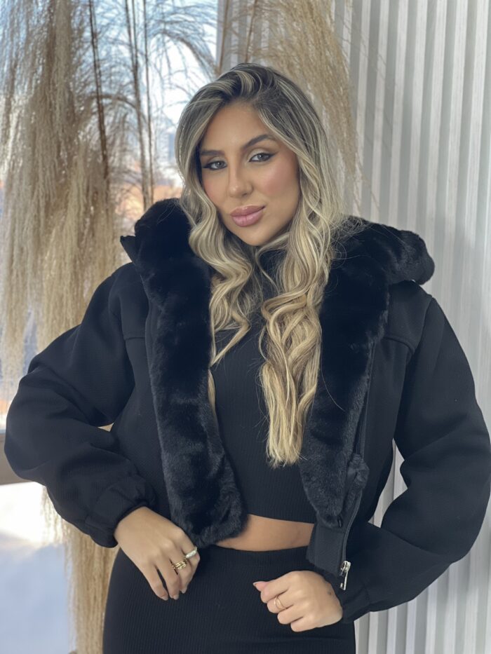 jaqueta puffer milena preto jaqueta puffer milena preto