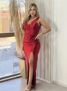 vestido longo soraya vermelho