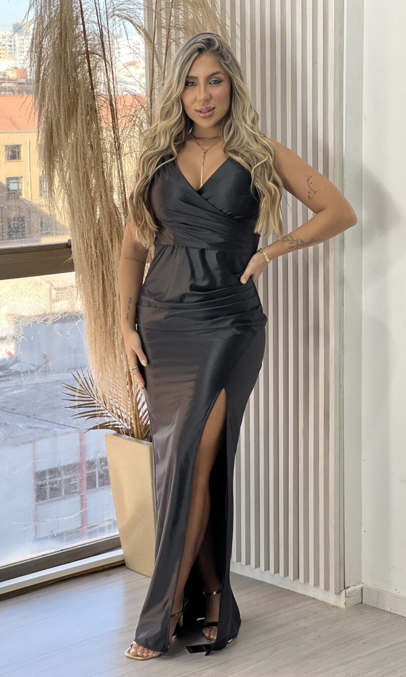 vestido longo soraya preto