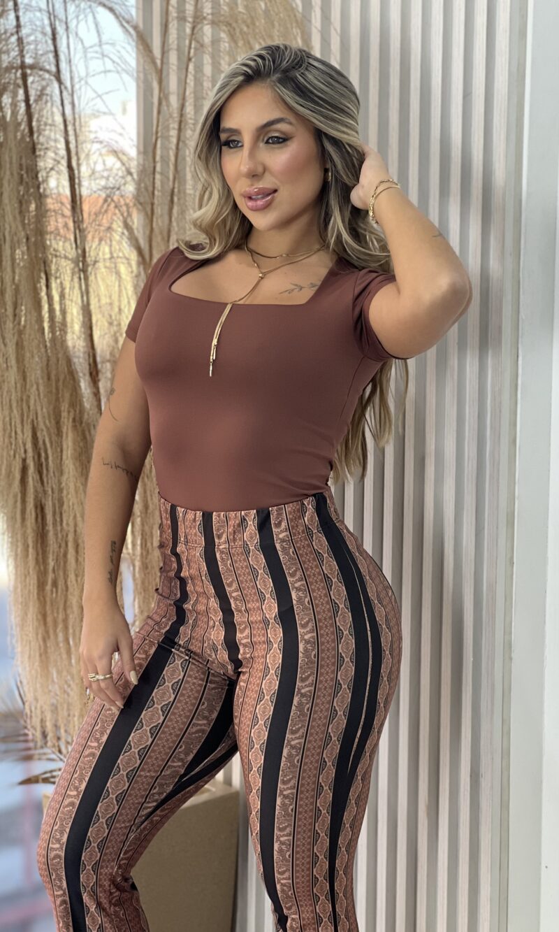 blusa poliamida tânia marrom