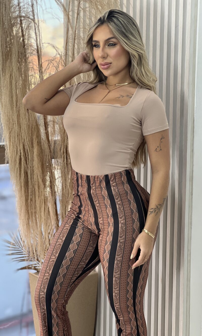 blusa poliamida tânia bege