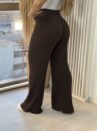 calça modal mousse elis marrom