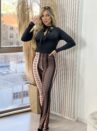 cropped manga longa milleny preto
