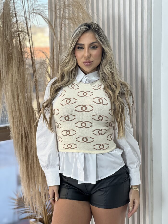 cropped regata modal off white