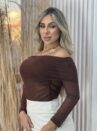 body ana júlia marrom