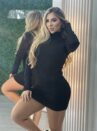 vestido térmico kerubim preto