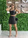 cropped courino dulce preto