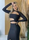 conjunto midi si preto