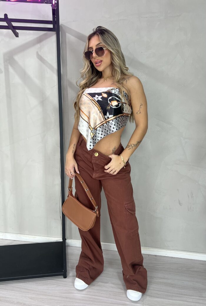 calca jeans wide leg antonia marrom calca jeans wide leg antonia marrom