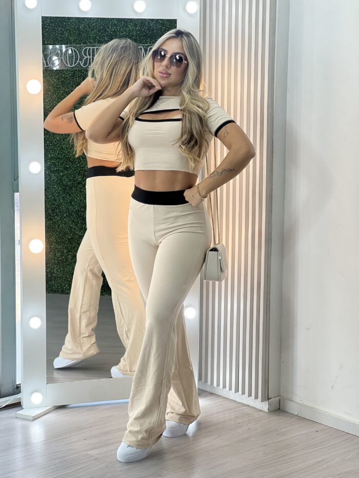 conjunto catarina bege
