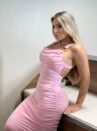 vestido longo diuli rosa bb
