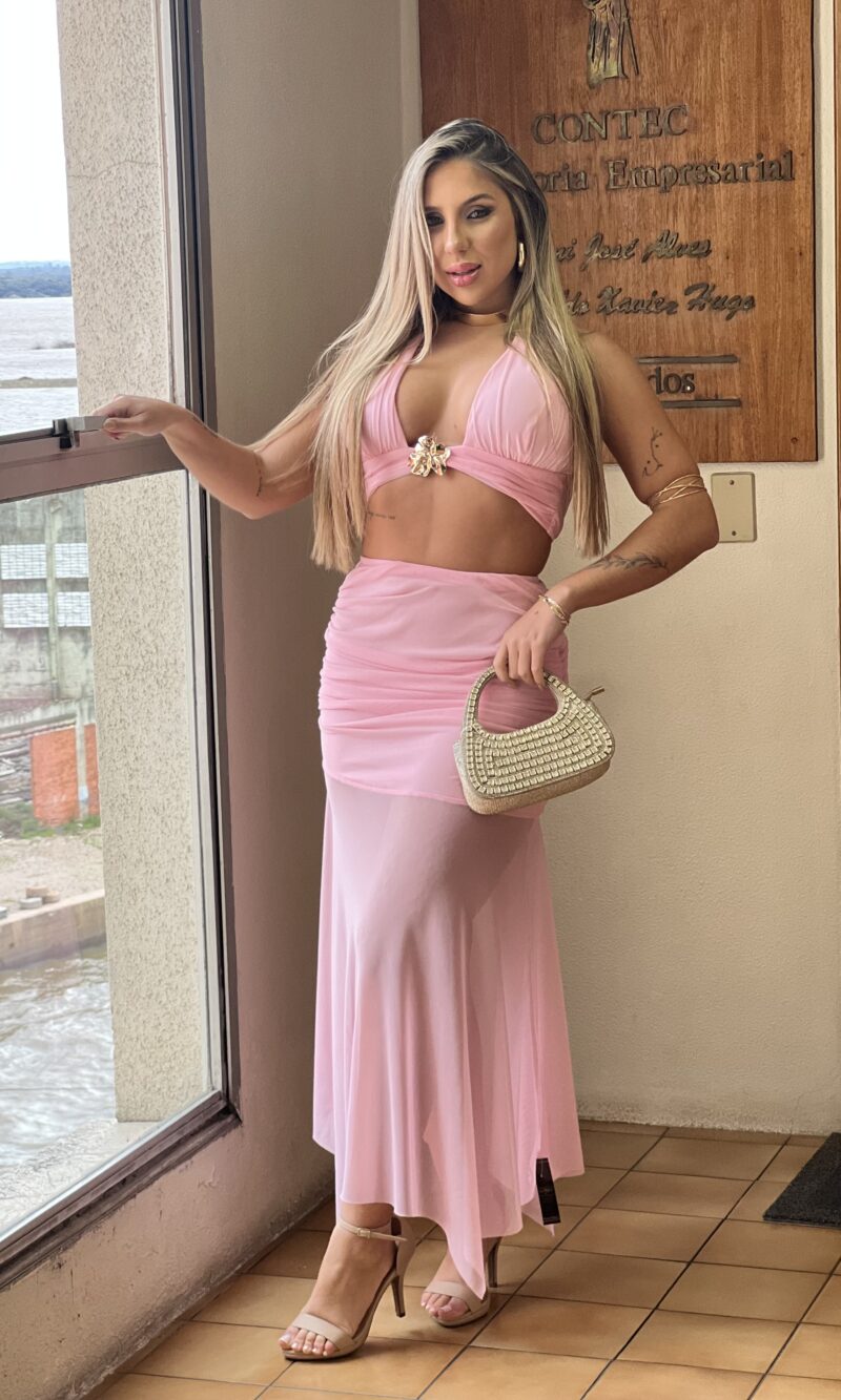 conjunto caribe rosa