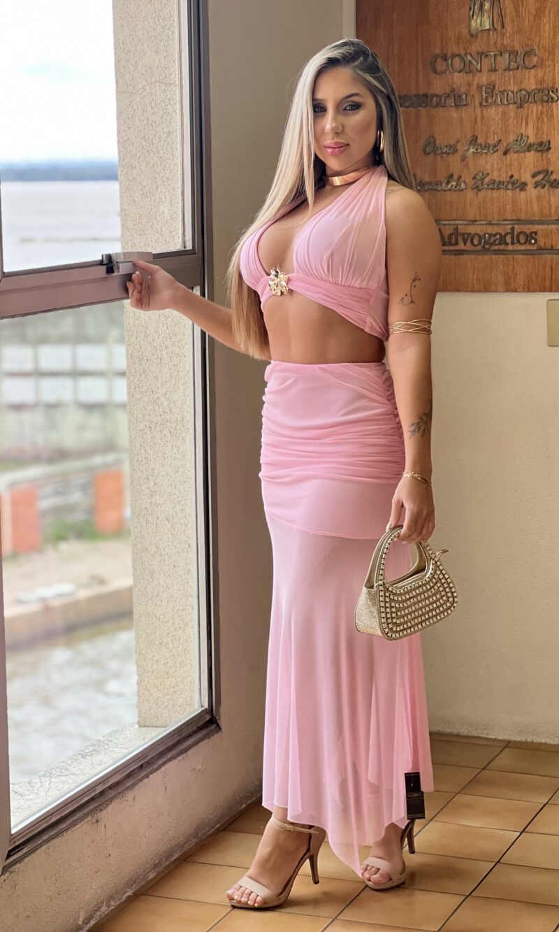 conjunto caribe rosa