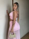 conjunto caribe rosa