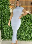 vestido longo modal ligia azul