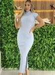 vestido longo modal ligia azul