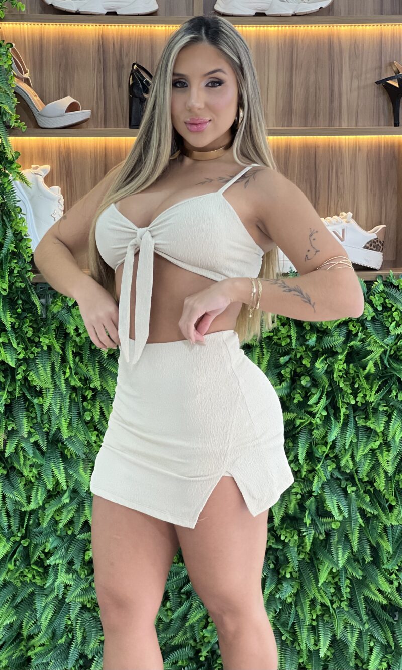 conjunto shirley bege