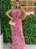 vestido longo tule italy rosa