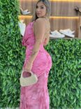 vestido longo tule italy rosa