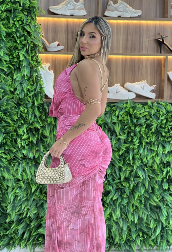 vestido longo tule italy rosa vestido longo tule italy rosa