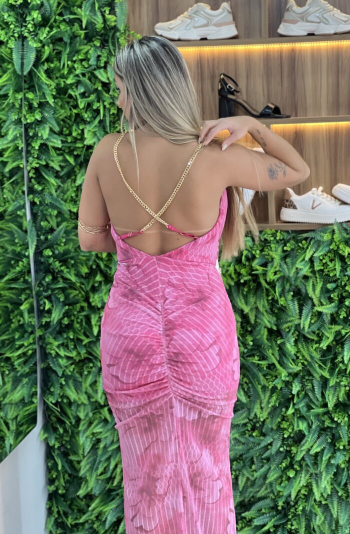 vestido longo tule italy rosa vestido longo tule italy rosa