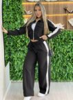 conjunto manga longa royana preto