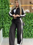 conjunto manga longa royana preto