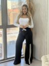 calça pantalona pétra off white
