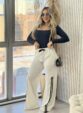 body manga longa mika preto