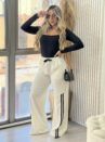 calça pantalona pétra preto