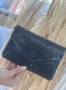 bolsa festa brilho preto