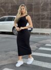 vestido midi jacy preto