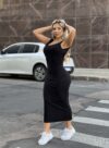 vestido midi jacy preto
