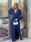 vestido longo caty azul