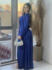 vestido longo caty azul