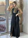 vestido longo famy preto