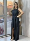 vestido longo famy preto
