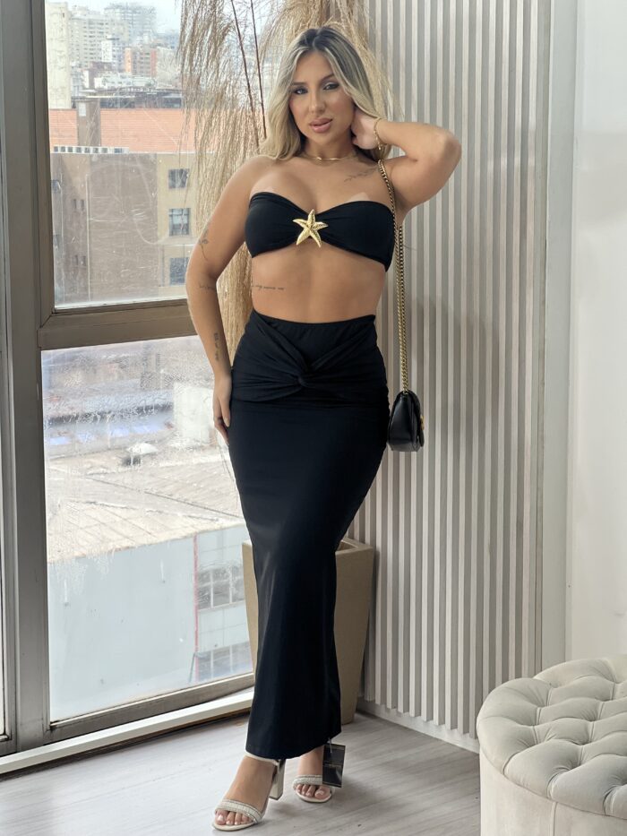 conjunto poliamida midi marie preto