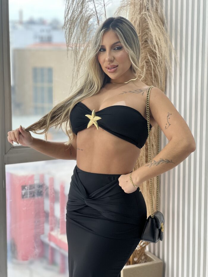 conjunto poliamida midi marie preto conjunto poliamida midi marie preto