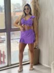 conjunto leia lilás